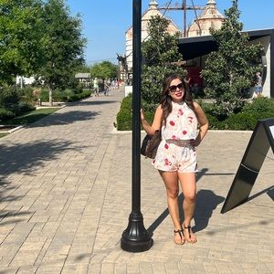 Two piece short set.